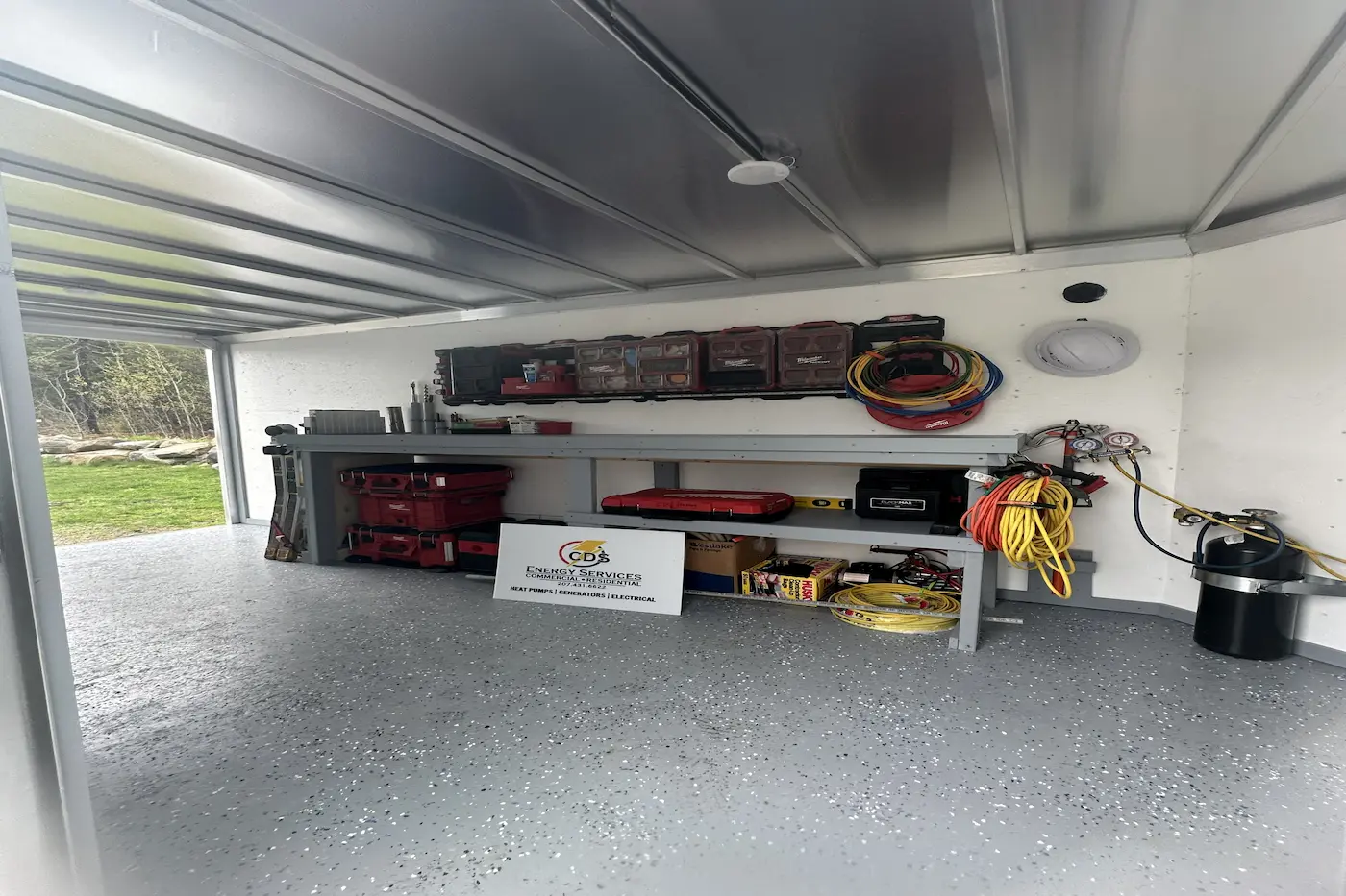 Commercial electrical wiring installation by CDS Energy Services